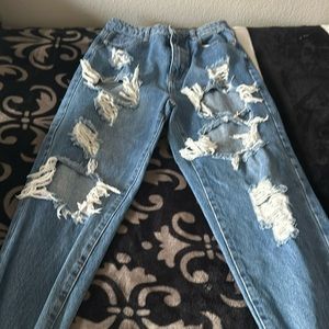 Petite Ripped Jeans